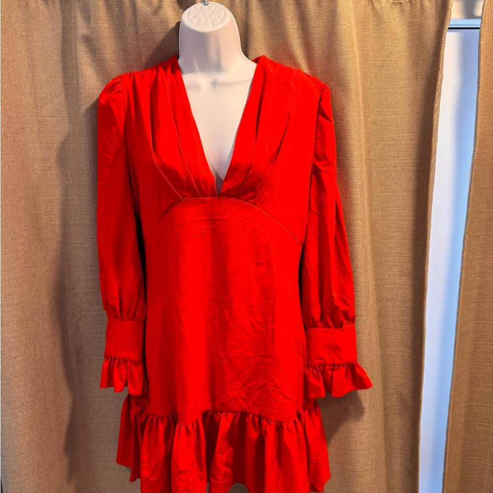 Elegant Red Women's Dress
